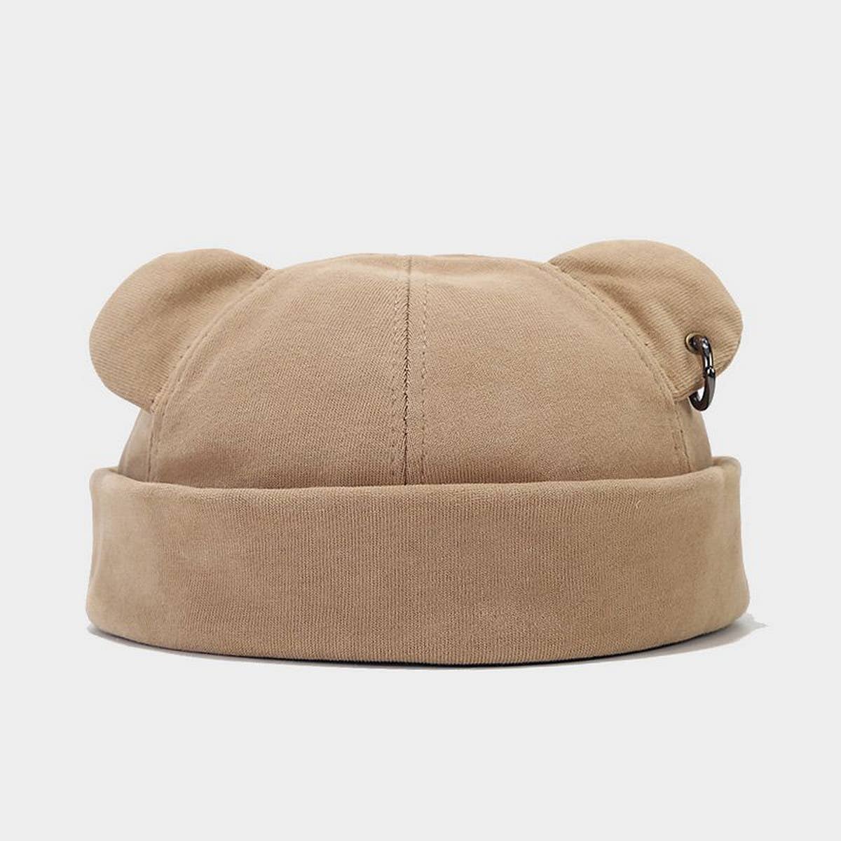 Cwah3170_Fashionable Iron Ring Hip-Hop Beanie Hat