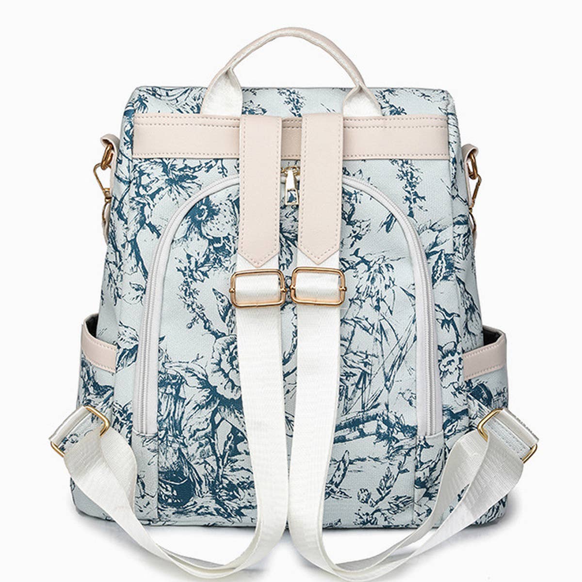 SIMPLE FLORAL LARGE CAPACITY BACKPACK_CWAB2898