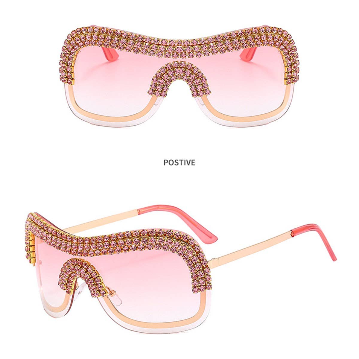 COOL ONE PIECE METAL RIM PUNK SUNGLASSES_CWASG0870