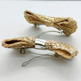 BOHEMIAN RAFFIA GOLD BUTTERFLY BOW CLIP_CWAHA6358