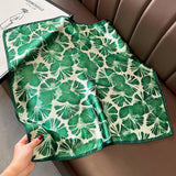 FRESH GREEN SILK SCARF FASHIONABLE NECK WRAP_CWASC0623