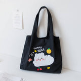 LARGE EMBROIDERED CANVAS SHOULDER BAG FOR STUDENTS_CWAB5628