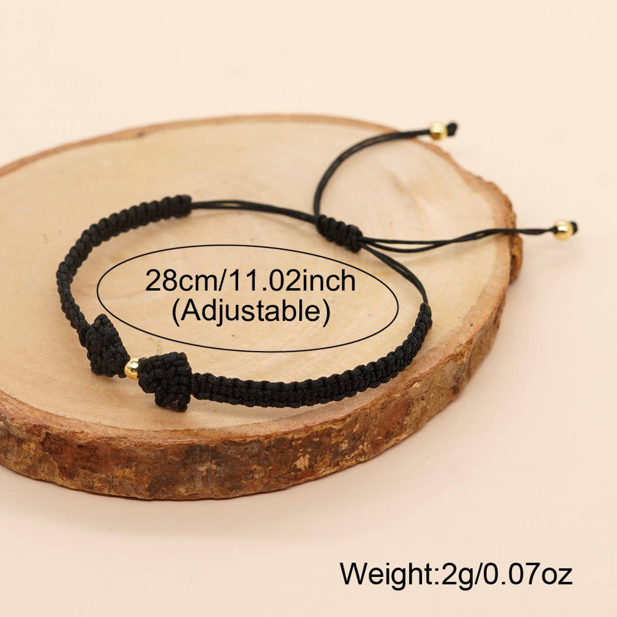 COPPER BEAD JEWELRY WIRE BRAIDED BOW BRACELET_CWMM3860