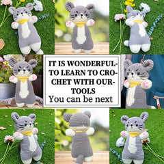 HANDMADE CAT DOLL WEAVING MATERIAL PACKAGE_CWMM1868
