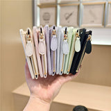 Floral Print Sweet Short Wallet Coin Purse_Cwab06198
