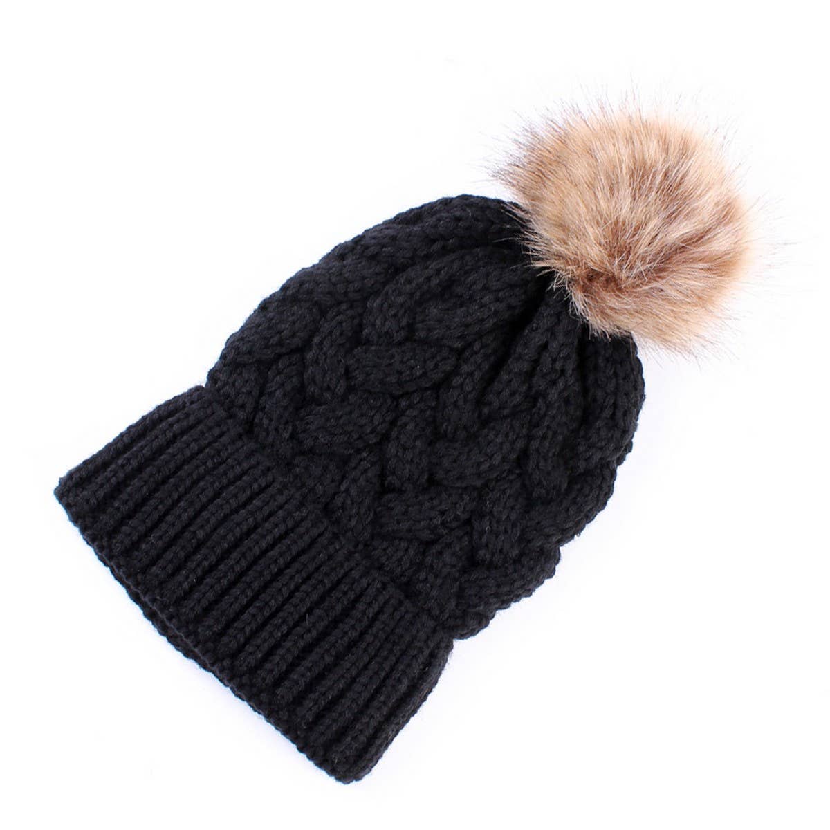 2024 NEW LARGE HEMP FLOWER WARM CHILDRENS HAT_CWAH1750