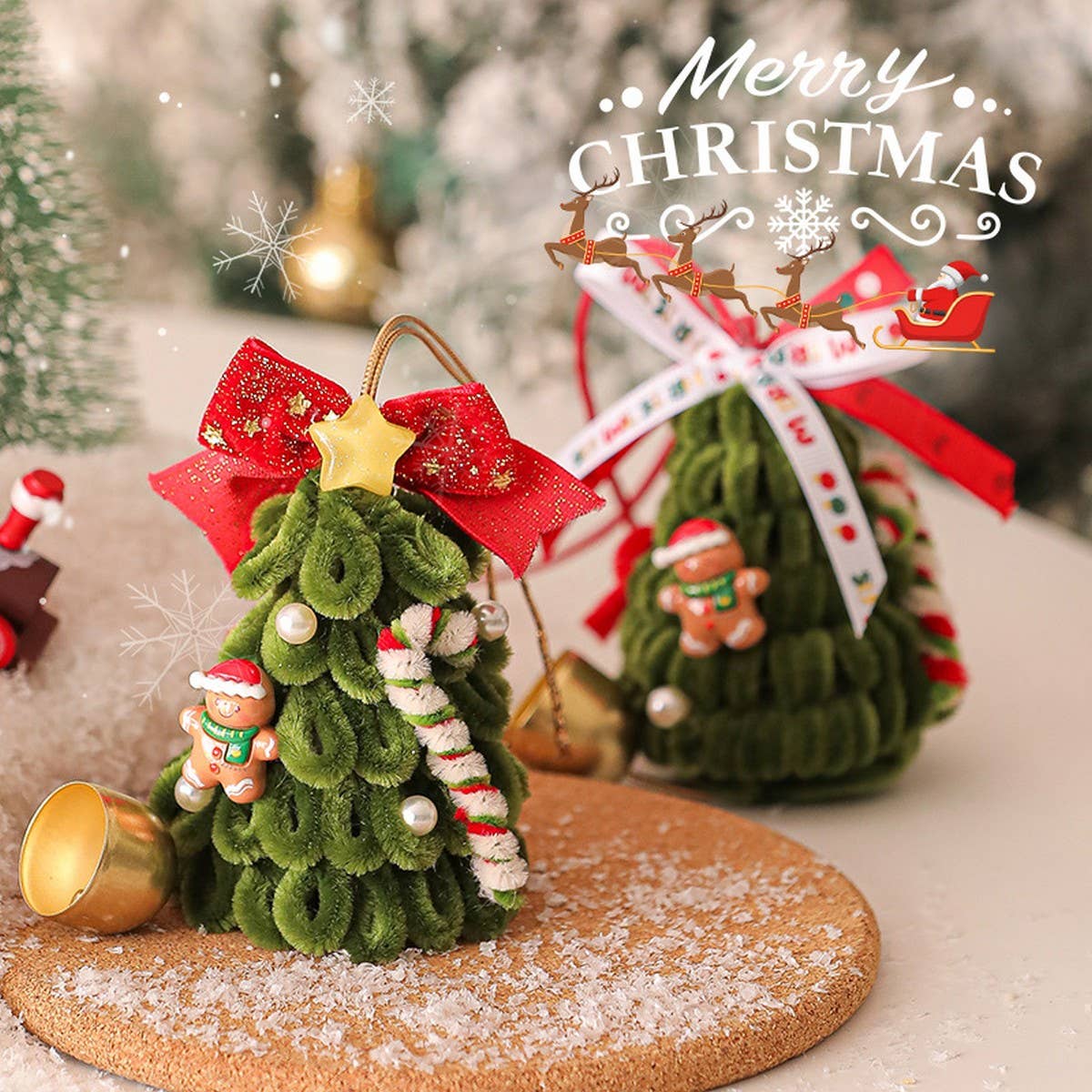 Christmas Wreath Door Hanging Garland Decor_Cwmm10579