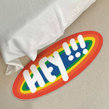 RAINBOW DOPAMINE RUG TRENDY ROOM MAKEOVER MAT_CWMM7508