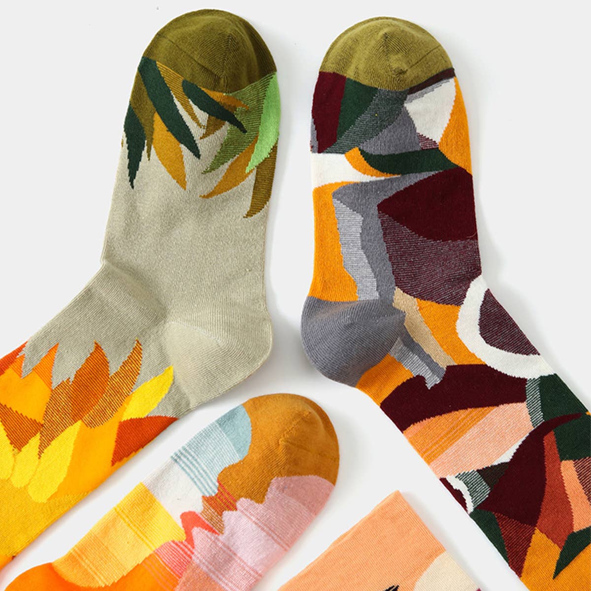 RETRO STREET COTTON MID SOCKS_CWMS0196