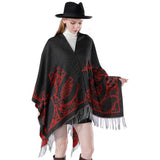 ALL MATCH WARM TASSEL CAPE TRAVEL SHAWL_CWMM2096