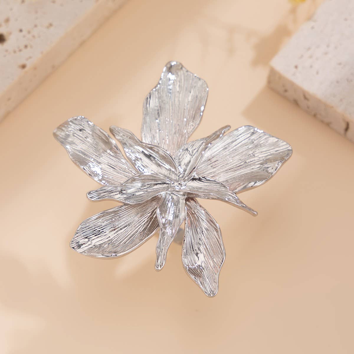 NEW IRREGULAR IMITATION PEARL ADJUSTABLE RING_CWMM3231