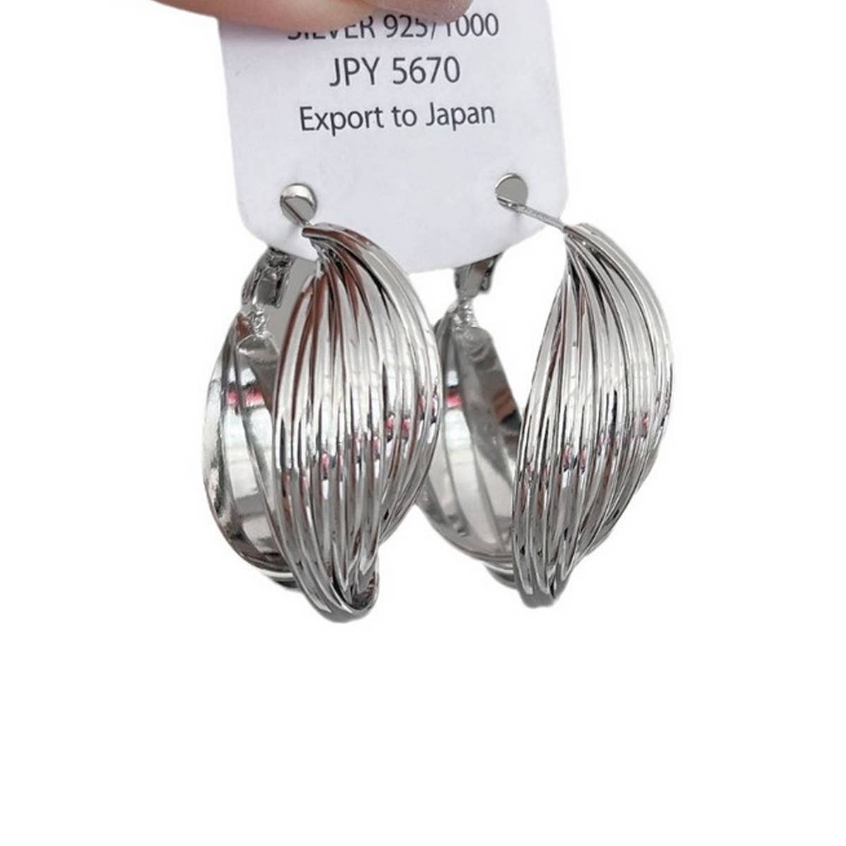 RETRO MULTI LAYERED LARGE HOOP EARRINGS_CWAJE1319