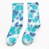 SIMPLE TIE DYED SKATEBOARD SOCKS_CWMS0269