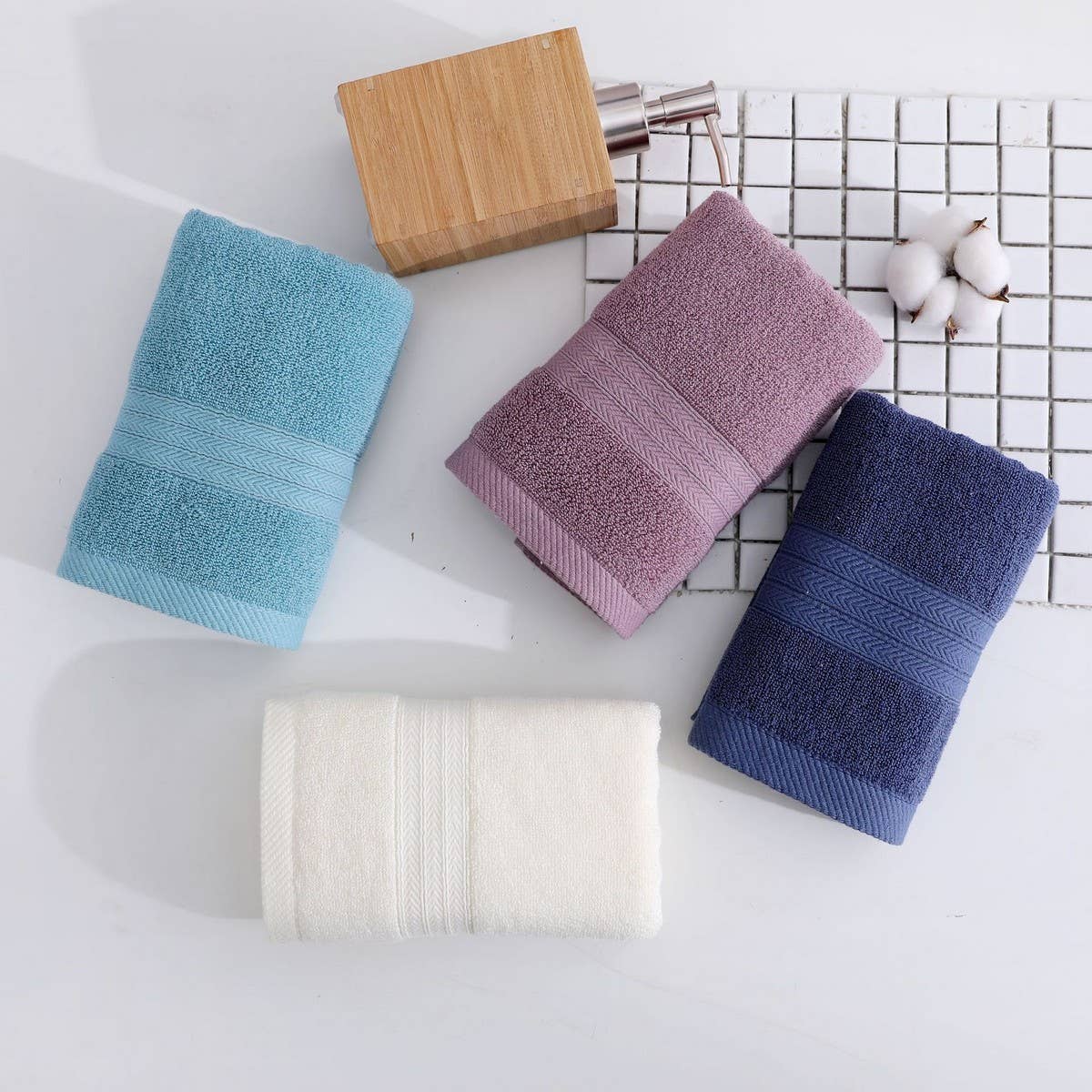 COTTON SOFT ABSORBENT ADULT FACE WASH TOWEL_CWMM2277