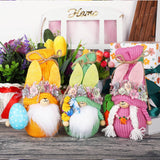 EASTER RUDOLPH CARROT BUNNY DOLL ORNAMENTS_CWMM3479