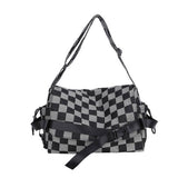 Casual Plaid Shoulder Crossbody Bag_Cwab1606