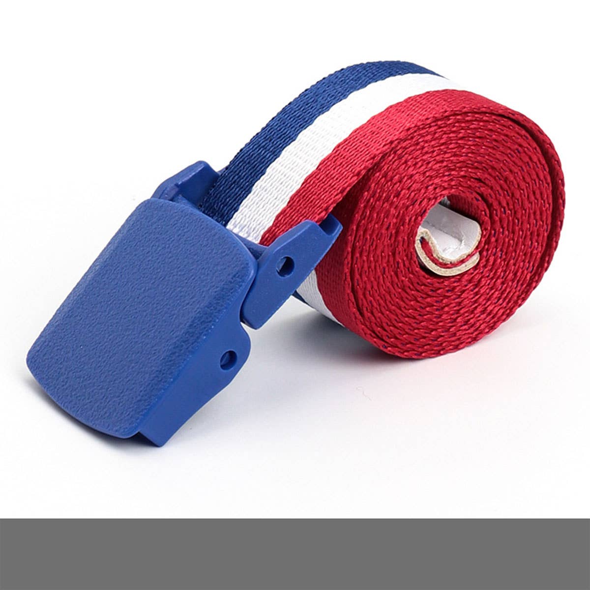 COLORFUL WOVEN SMOOTH BUCKLE CANVAS BELT_CWABE0685