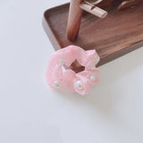 CHILDRENS PEARL PURE COLOR HAIR TIE_CWAHA1858