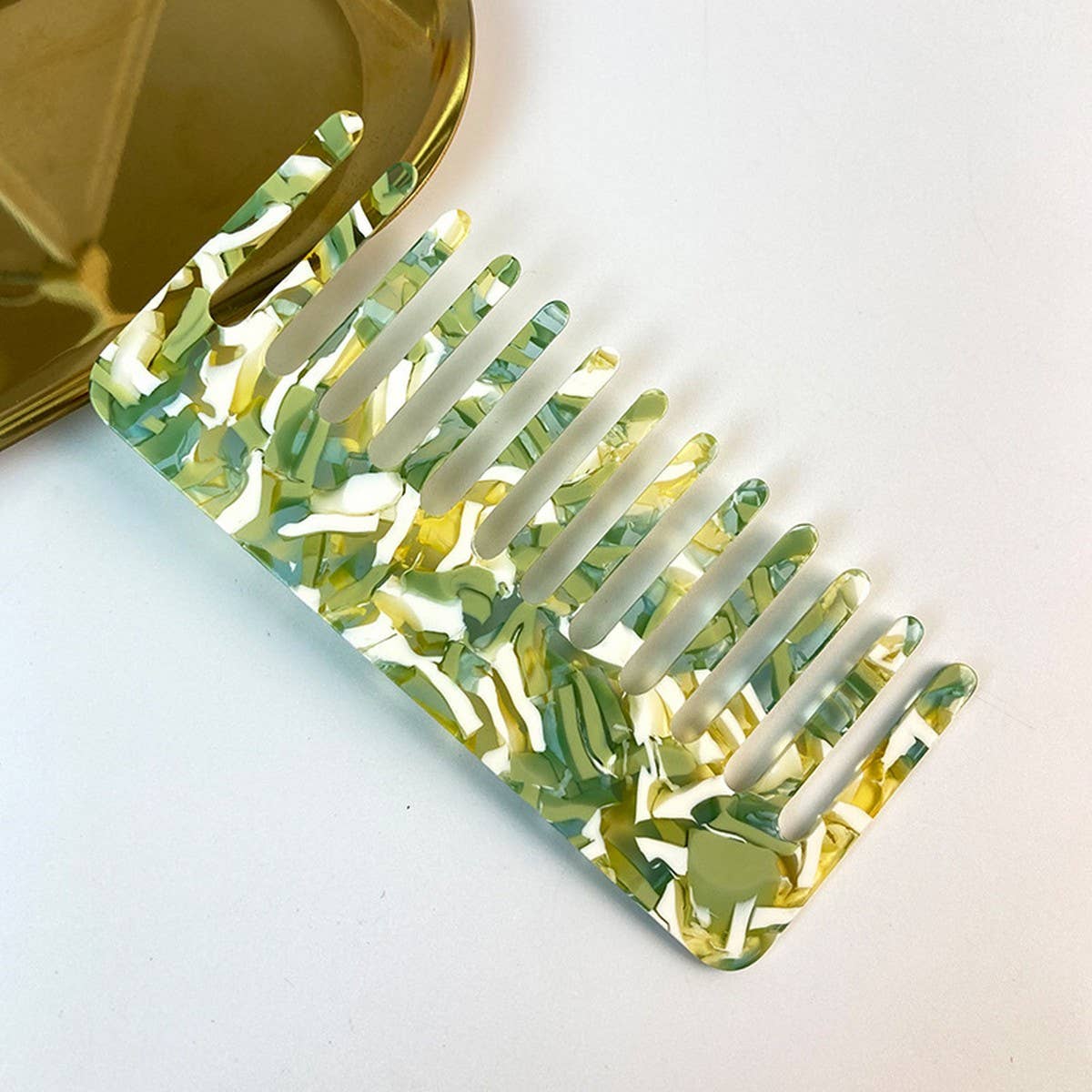 Tortoiseshell Acetate Comb Vintage Anti-Static_Cwmm6403