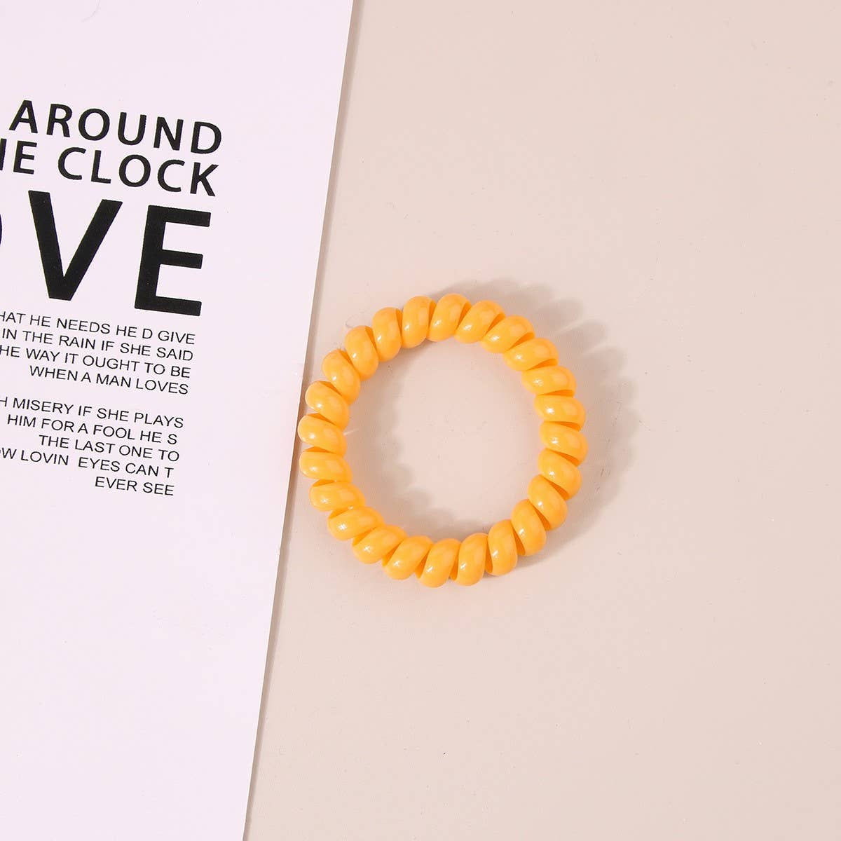 Cwaha1108_Simple Phone Line Hair Tie