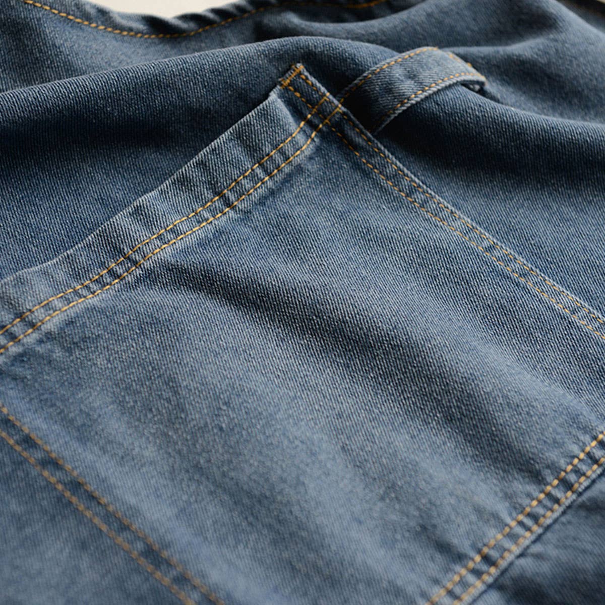COTTON CANVAS DENIM APRONS WITH POCKETS VINTAGE_CWMM3288