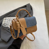 FASHIONABLE SPLICING COMMUTER SHOULDER BAG_CWAB3303