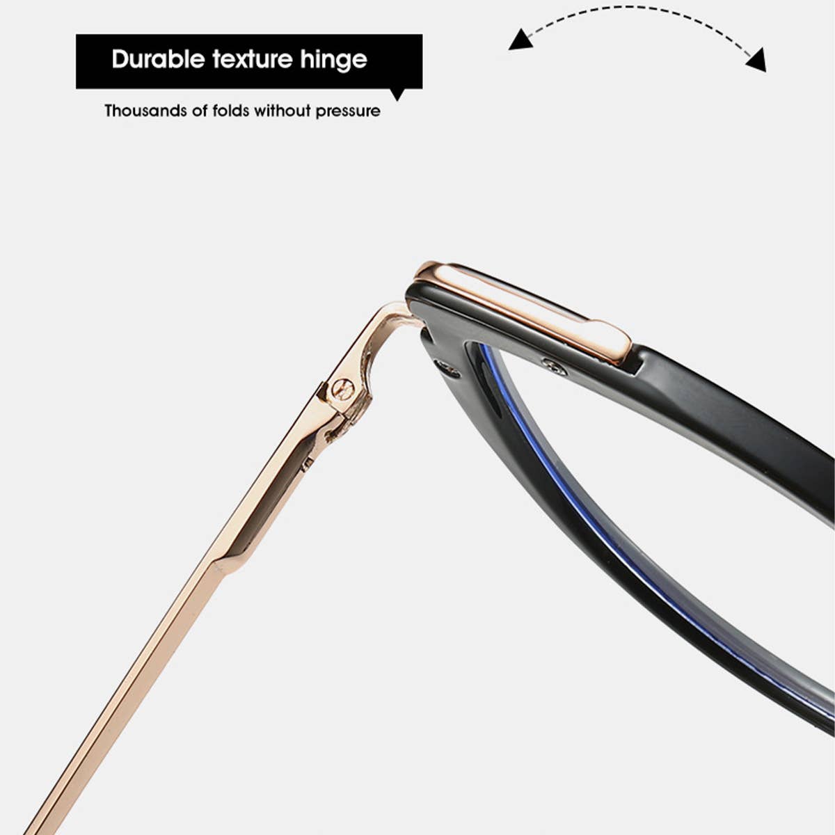 CAT EYE TR FRAME TEMPLES BLUE LIGHT FLAT GLASSES_CWASG0275