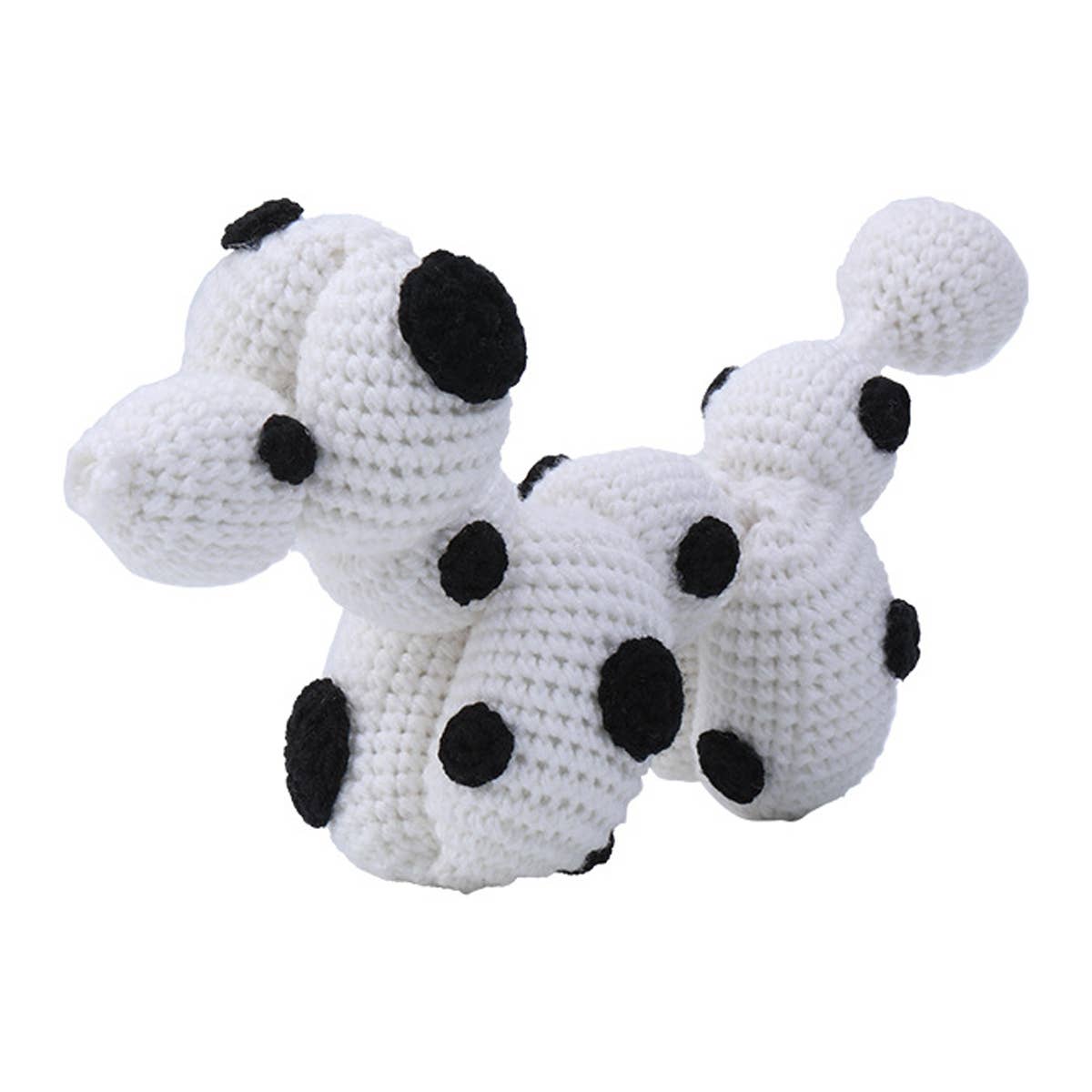 White Balloon Dog Doll Crochet Material Pack_Cwmm0820