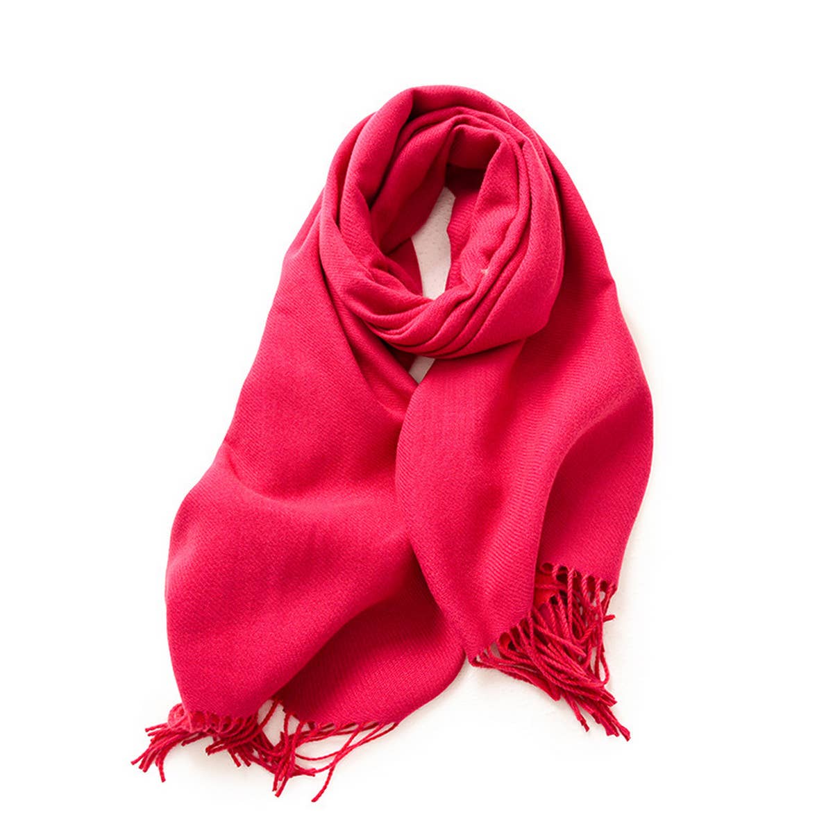 FASHION SCARF SOFT FAUX CASHMERE WITH TASSELS_CWASC0174