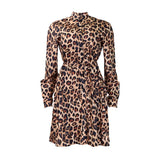 PRINTED PLEATED FASHION TIE CASUAL PLUS SIZE DRESS_CWDSD6160