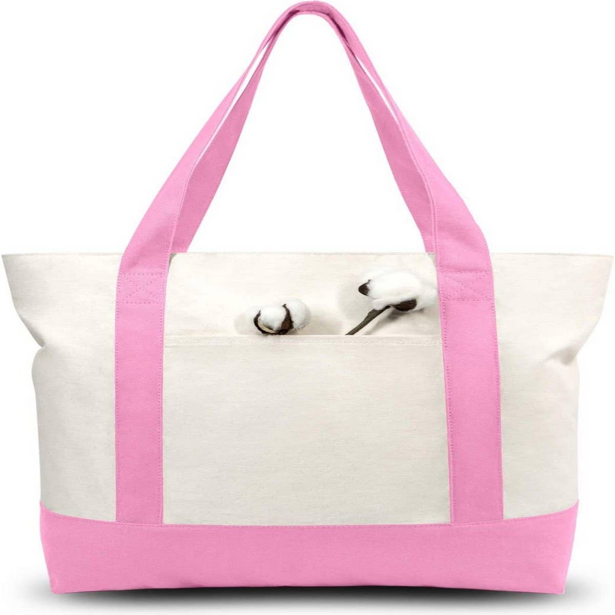 Cwab2874_Canvas Home Shopping Large Capacity Tote Bag
