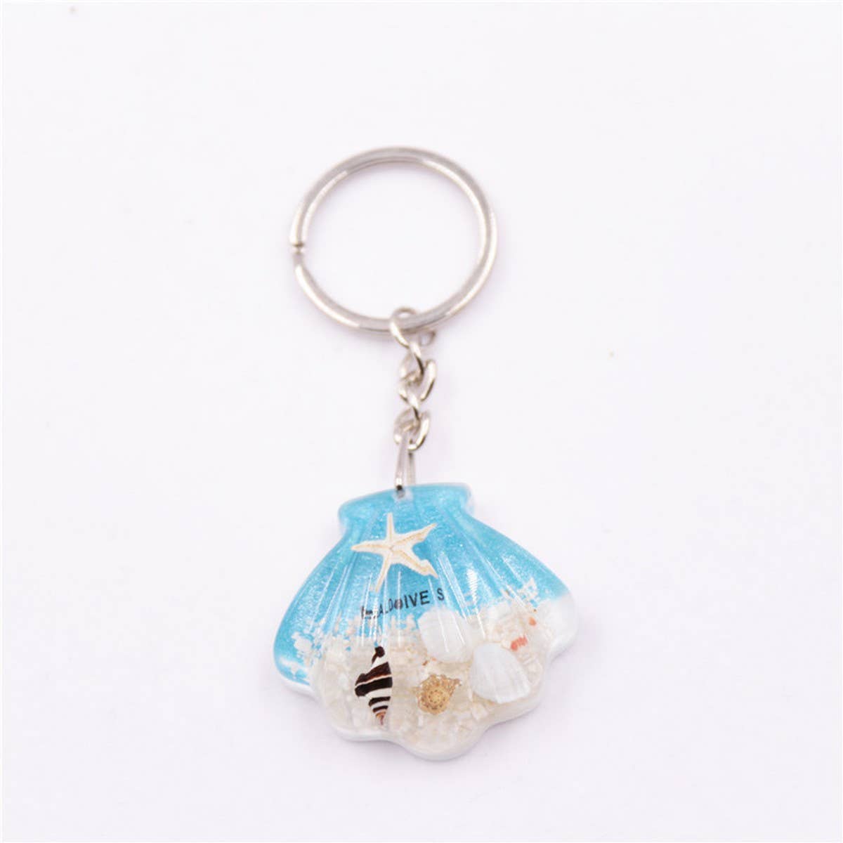 NEW SHELL STARFISH KEYCHAIN SOUVENIR PENDANT_CWMM3700