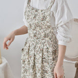 COTTON FLORAL PRINT APRONS WITH POCKETS VINTAGE_CWMM3292