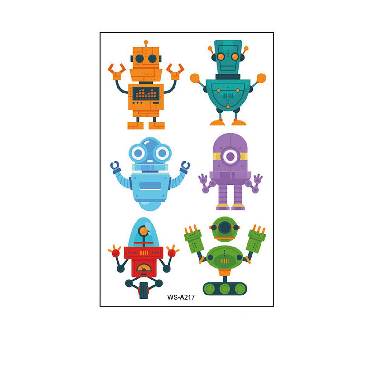 CUTE WATERPROOF TEMPORARY TATTOO STICKERS SET_CWMM8372