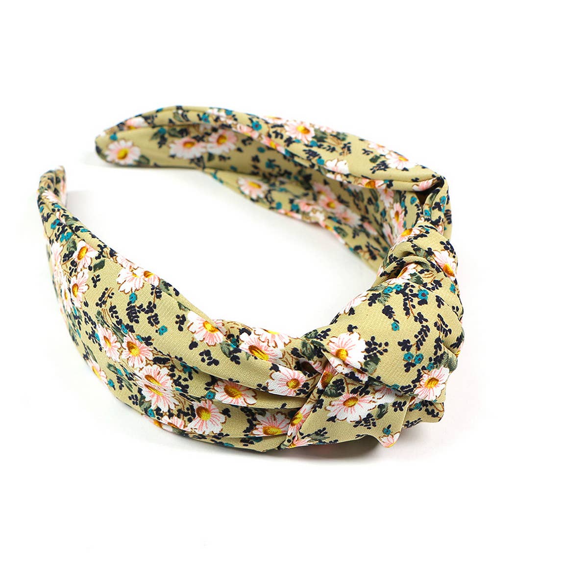 FLORAL KNOTTED WIDE BRIMMED HEADBAND_CWAHA0979