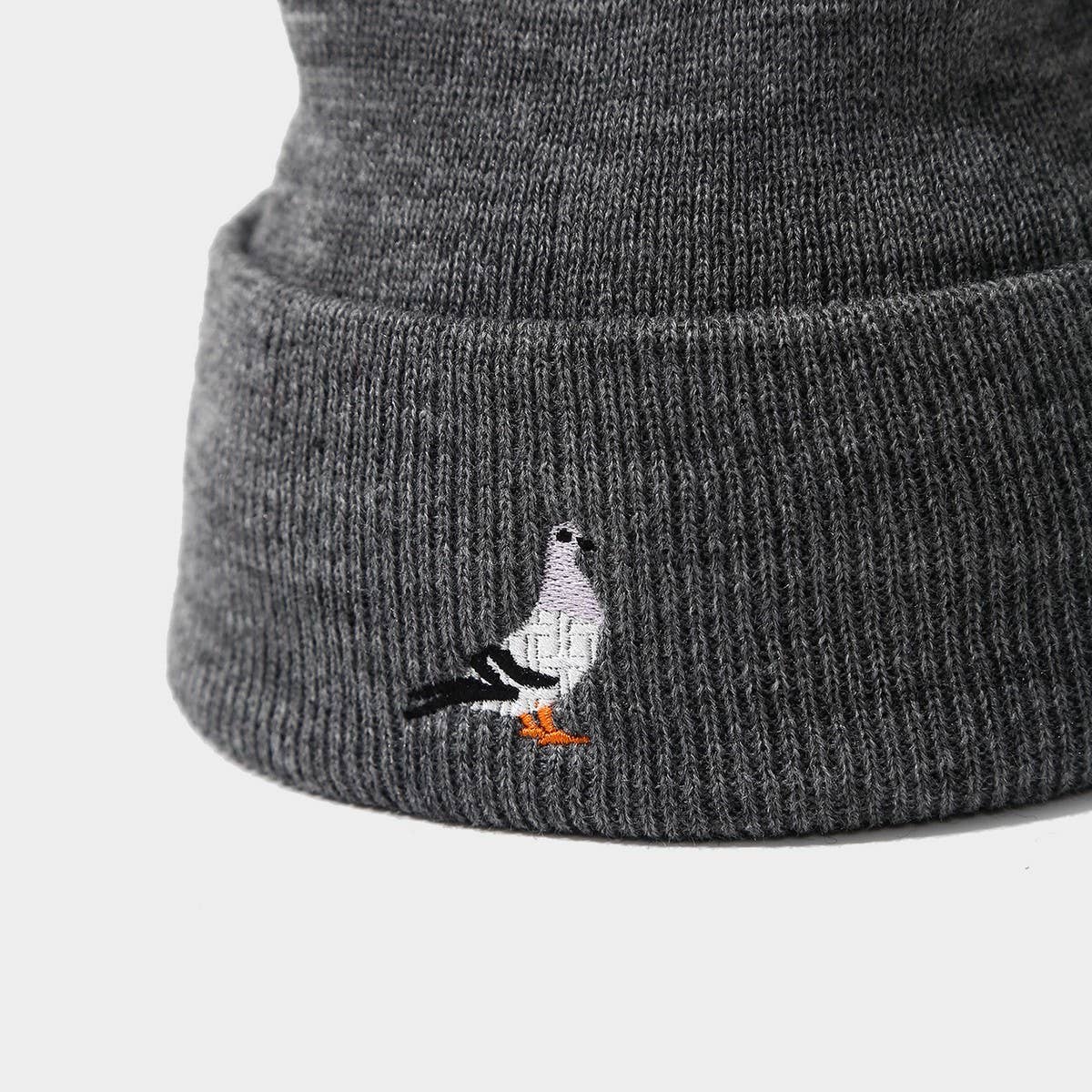 Dove Embroidered Acrylic Knit Beanie Unisex_Cwah04637