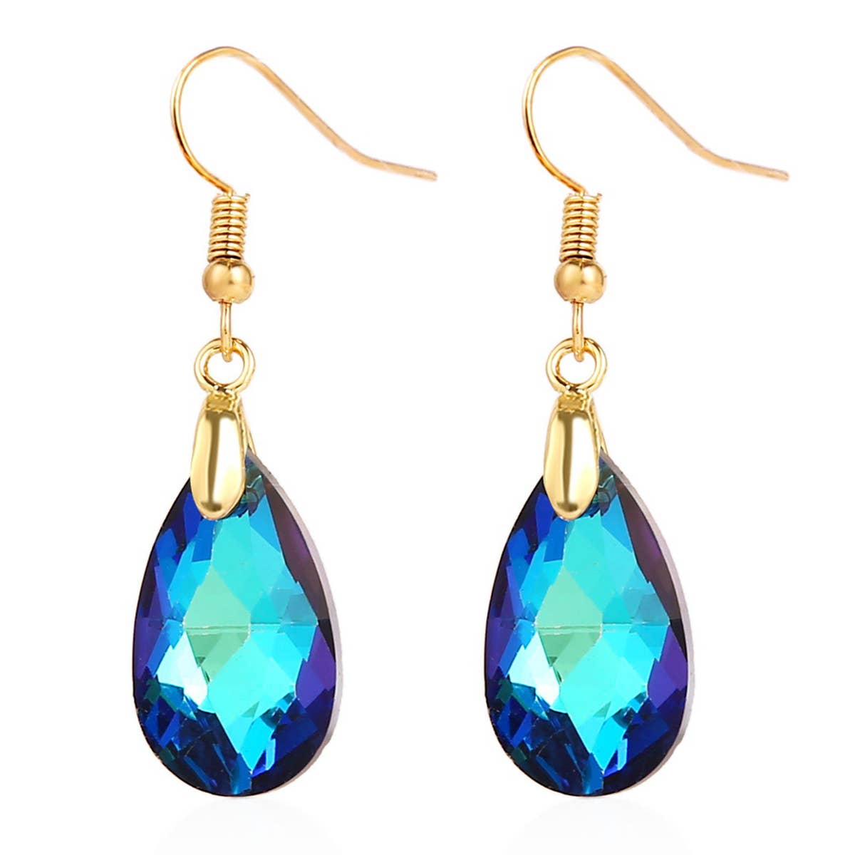 Water Droplet  Decor Drop Earrings