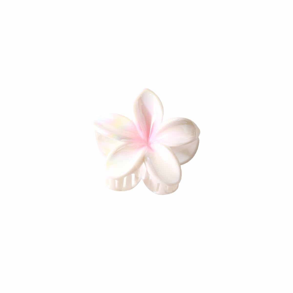 PLUMERIA HAIR CLAW COLORFUL TROPICAL FLOWER CLIP_CWMM4999
