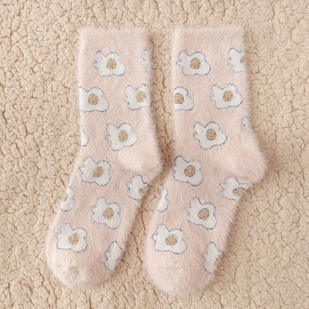 CUTE WARM SEASON LINT FREE FLOOR SOCKS_CWMS0797
