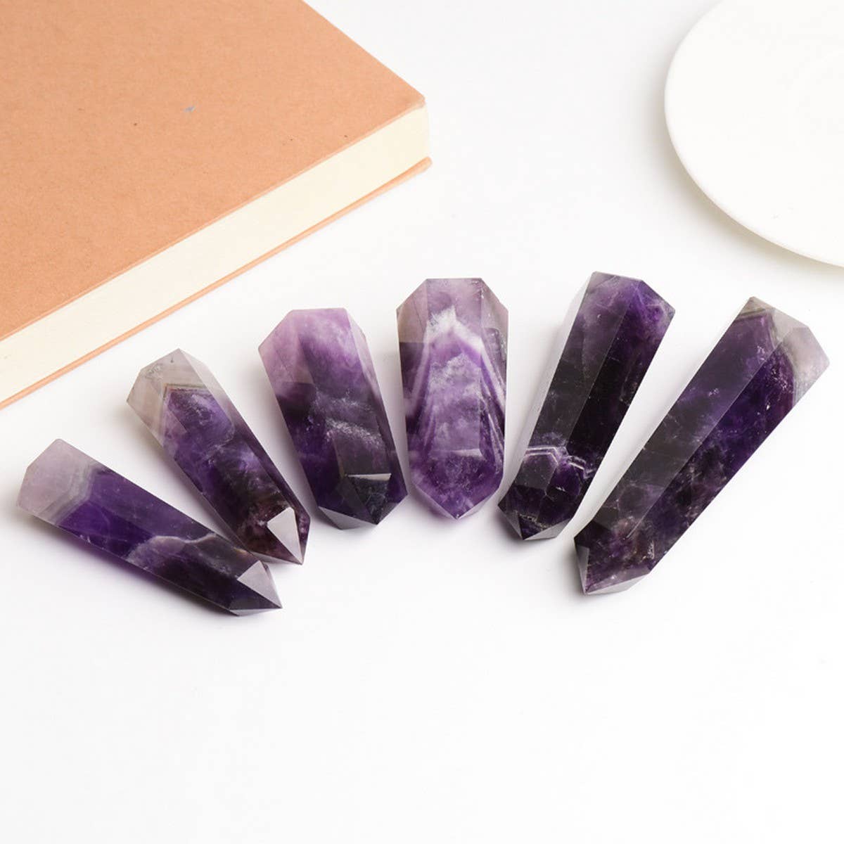 AMETHYST CRYSTAL POINT HEX TOWER_CWMM8102