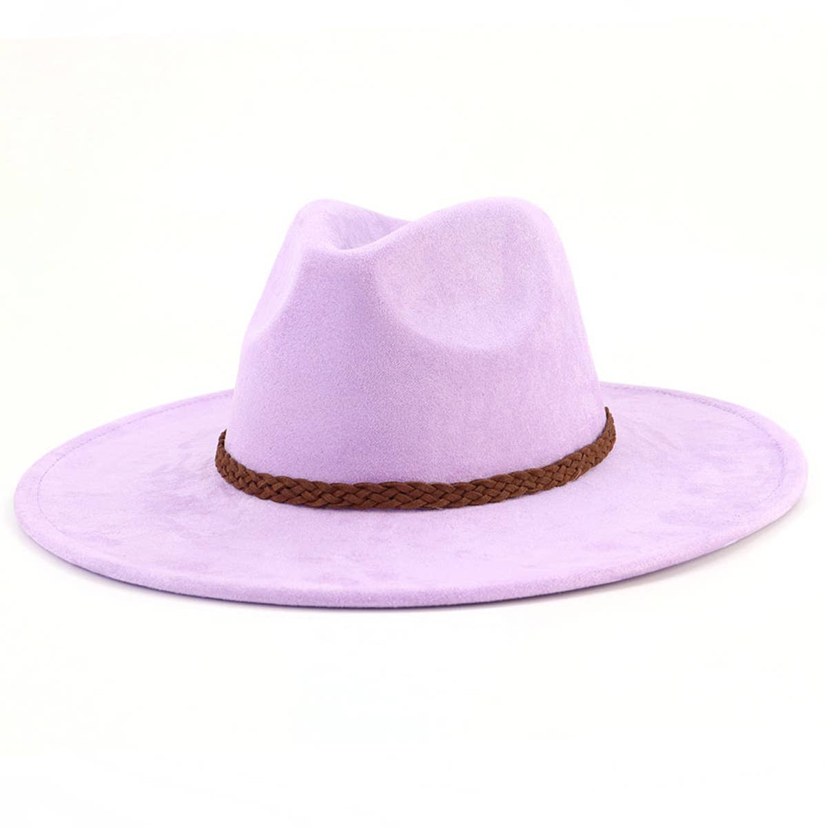 Women Autumn And Winter Warm Belt Panama Hat_Cwah0681