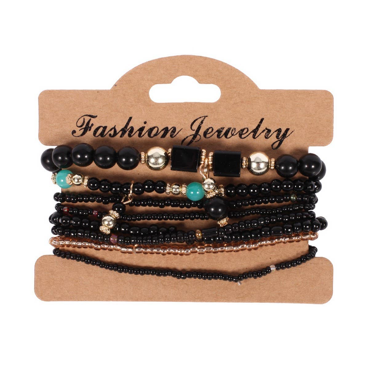 Cwmm10436_Boho Beaded Handmade Bracelet Set 8Pcs Women