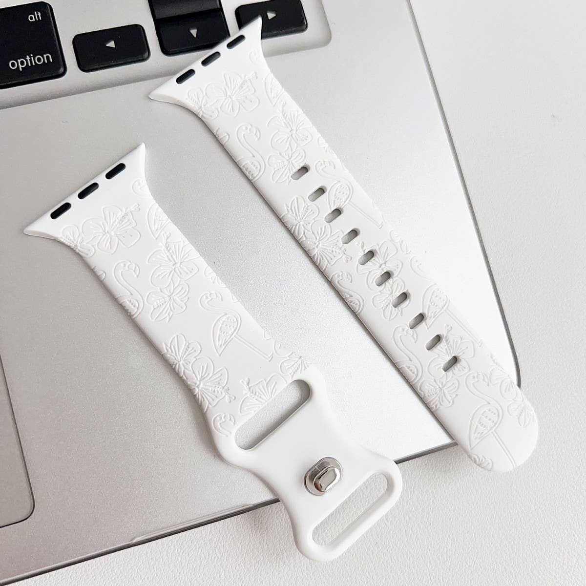 APPLE WATCH ULTRAS9S8 ENGRAVED FLAMINGO STRAP_CWWW0057