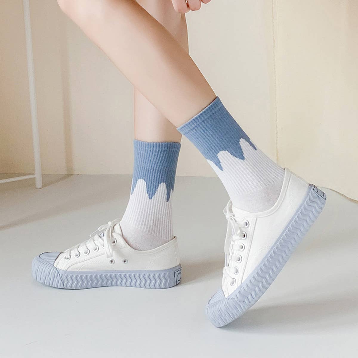 NEW BREATHABLE JACQUARD SOCKS_CWMS0475