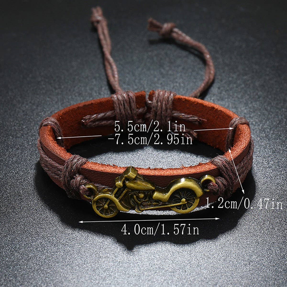 SIMPLE RETRO BRAIDED LEATHER BRACELET_CWMM4466