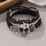 CHAIN ETHNIC STYLE MULTI LAYER RICE BEAD BRACELET_CWAHA2477