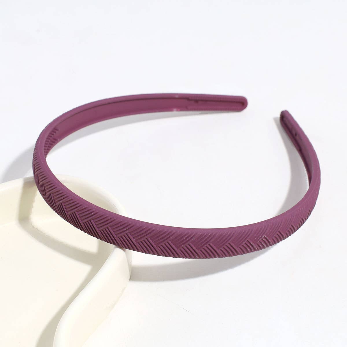SIMPLE SOLID COLOR THIN TWILL HEADBAND_CWAHA2325