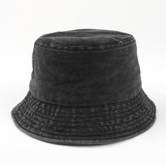 Cwah1510_Solid Color Wash Vintage Cotton Bucket Hat