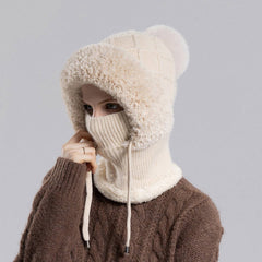 Winter Hat, Mask, Neck Gaiter And Hood_Cwasc1128