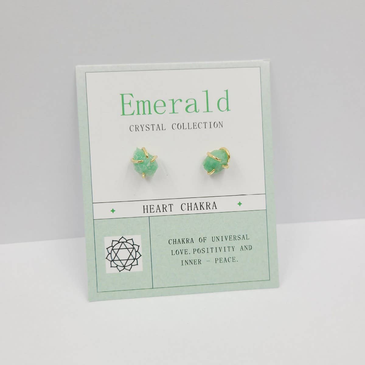 NATURAL STONE FOUR CLAW EARRINGS_CWAJE1070